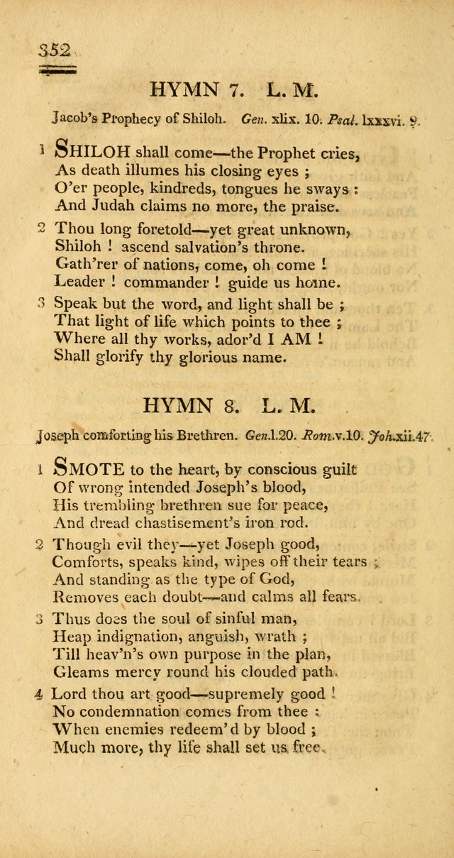 Psalms, Hymns and Spiritual Songs: selected and designed for the use of  the church universal, in public and private devotion; with an appendix, containing the original hymns omitted in the last ed. page 354