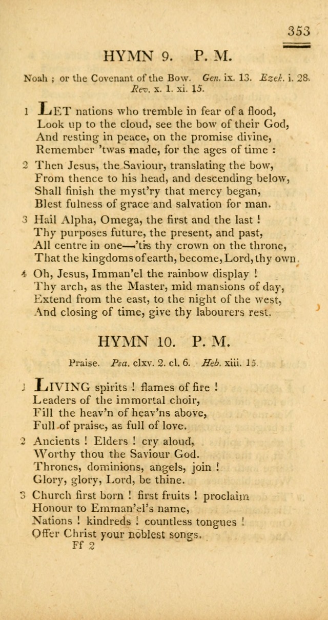 Psalms, Hymns and Spiritual Songs: selected and designed for the use of  the church universal, in public and private devotion; with an appendix, containing the original hymns omitted in the last ed. page 355