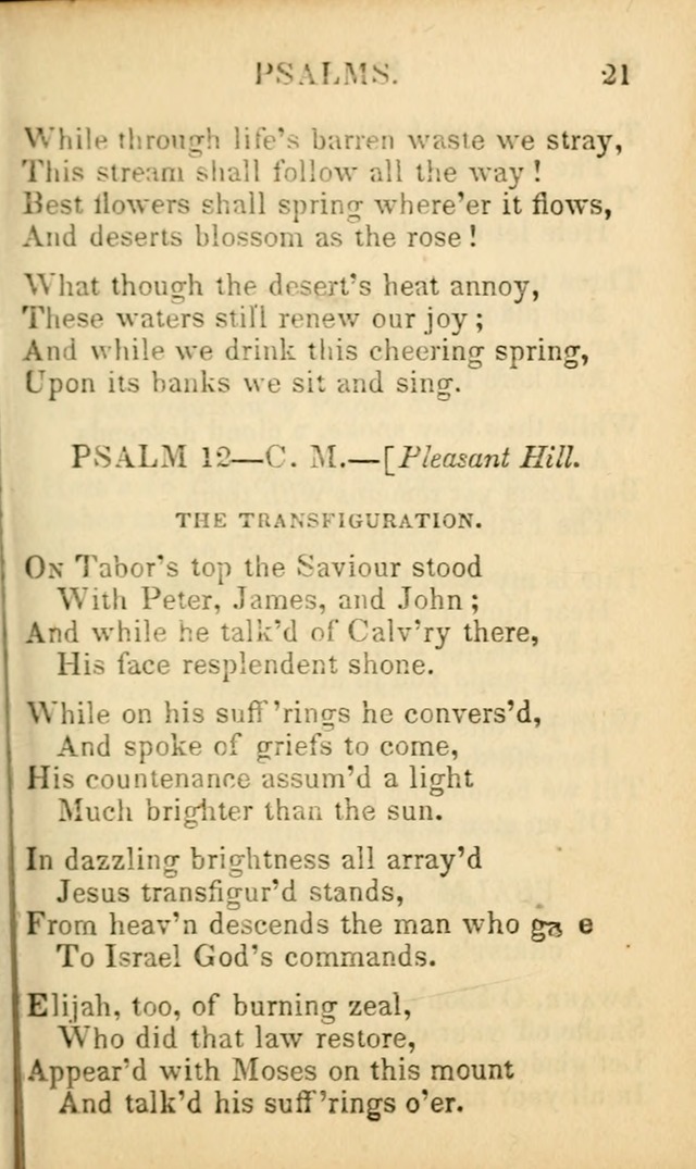Psalms, Hymns, and Spiritual Songs: original and selected (5th ed.) page 21
