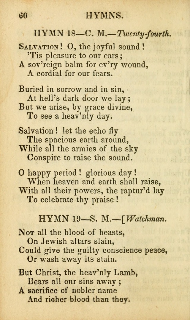 Psalms, Hymns, and Spiritual Songs: original and selected (5th ed.) page 62