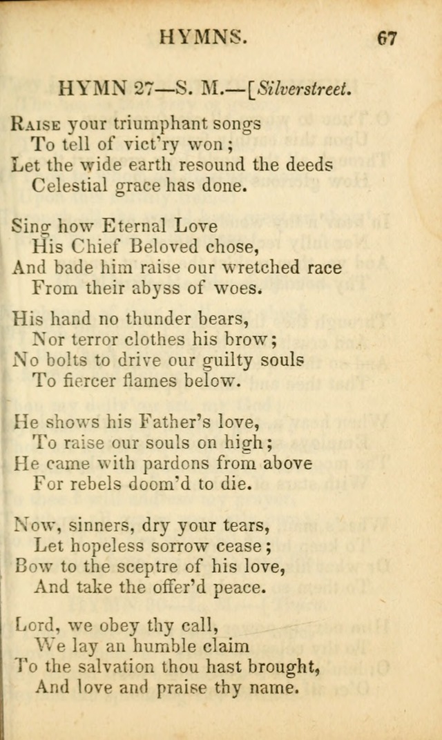 Psalms, Hymns, and Spiritual Songs: original and selected (5th ed.) page 69