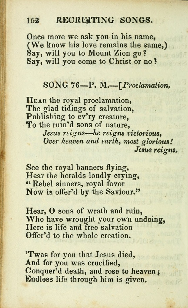 Psalms, Hymns and Spiritual Songs, Original and Selected. (14th stereotype ed.) page 152