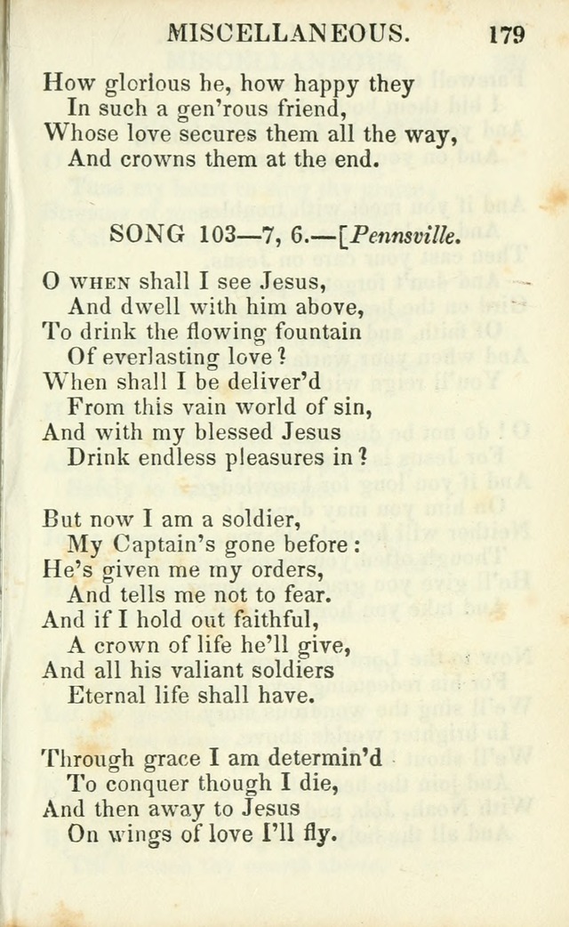 Psalms, Hymns and Spiritual Songs, Original and Selected. (14th stereotype ed.) page 179