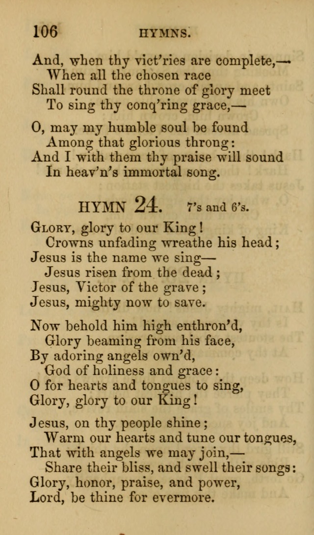 Psalms, Hymns and Spiritual Songs, Original and Selected. (7th ed.) page 106
