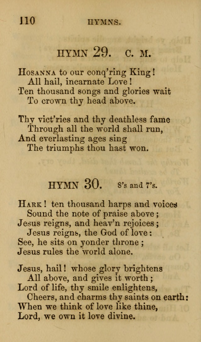 Psalms, Hymns and Spiritual Songs, Original and Selected. (7th ed.) page 110