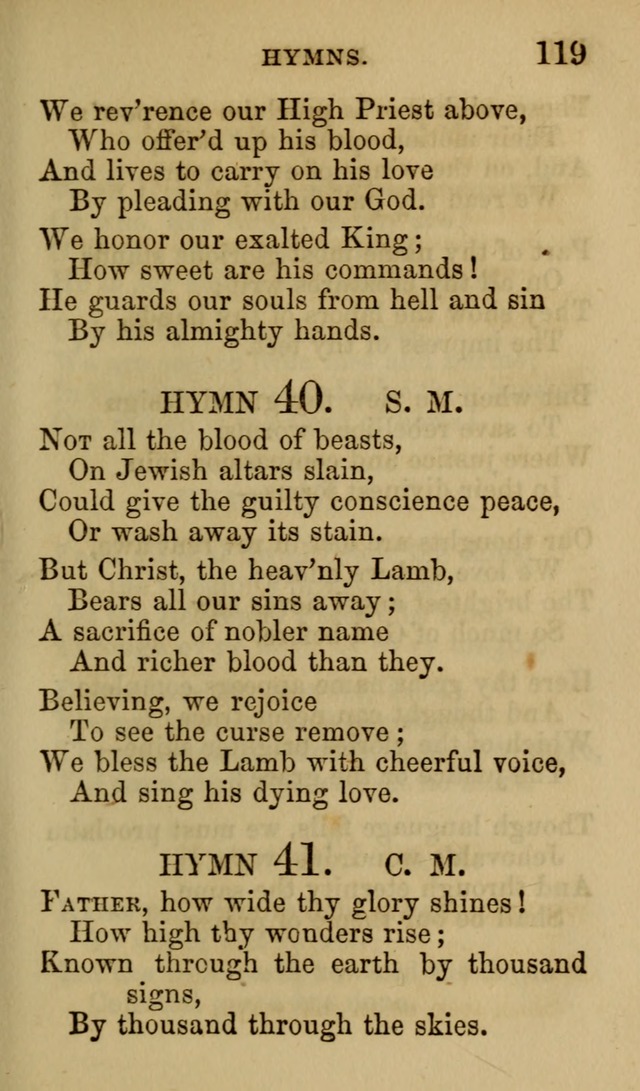 Psalms, Hymns and Spiritual Songs, Original and Selected. (7th ed.) page 119