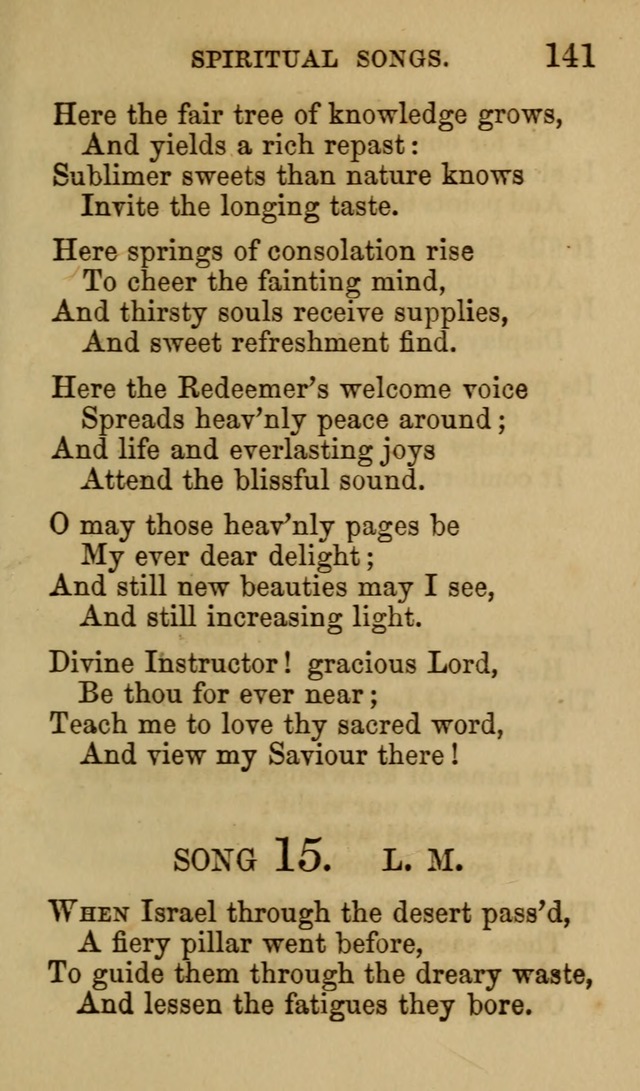 Psalms, Hymns and Spiritual Songs, Original and Selected. (7th ed.) page 141