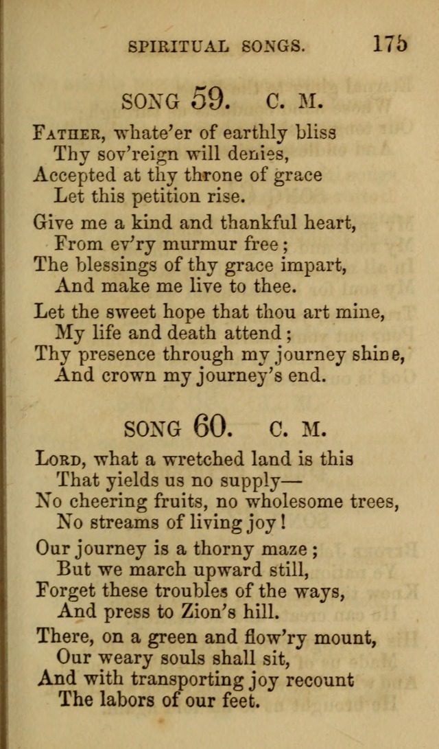 Psalms, Hymns and Spiritual Songs, Original and Selected. (7th ed.) page 175