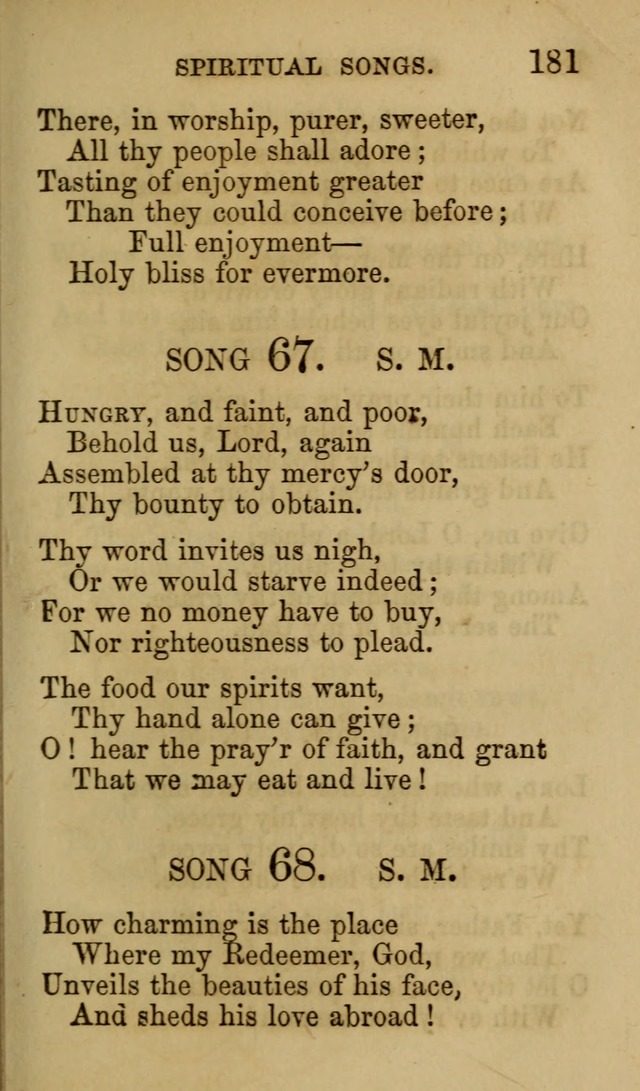 Psalms, Hymns and Spiritual Songs, Original and Selected. (7th ed.) page 181