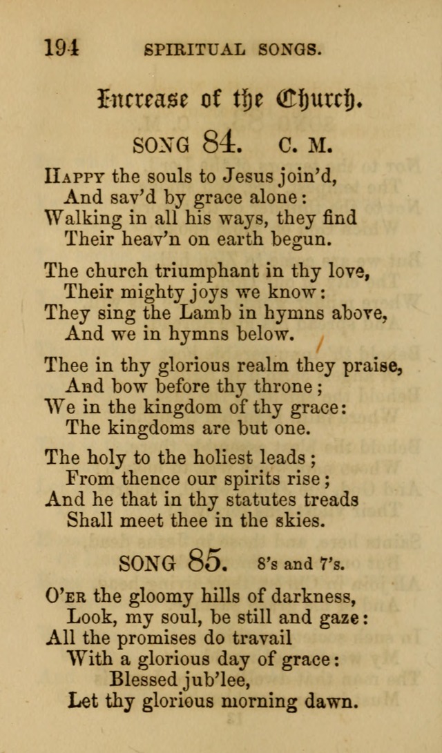 Psalms, Hymns and Spiritual Songs, Original and Selected. (7th ed.) page 194