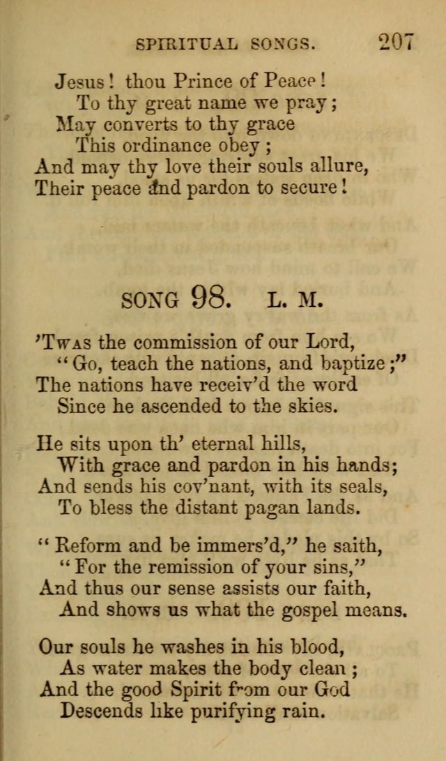 Psalms, Hymns and Spiritual Songs, Original and Selected. (7th ed.) page 207