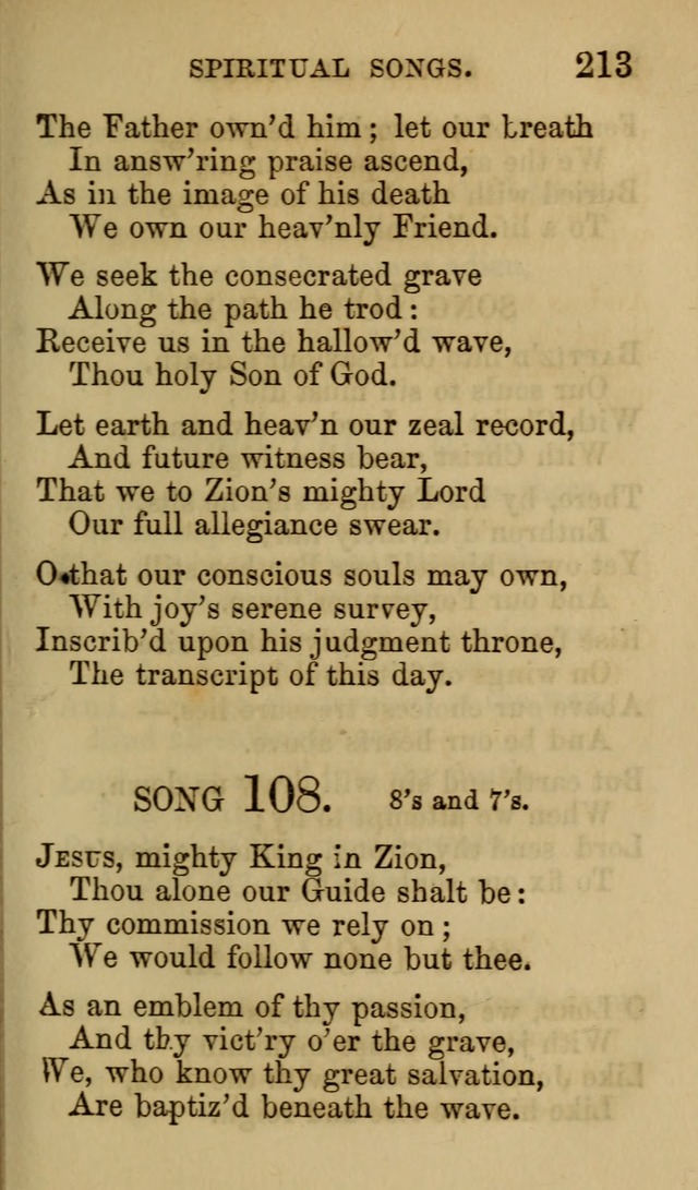 Psalms, Hymns and Spiritual Songs, Original and Selected. (7th ed.) page 213