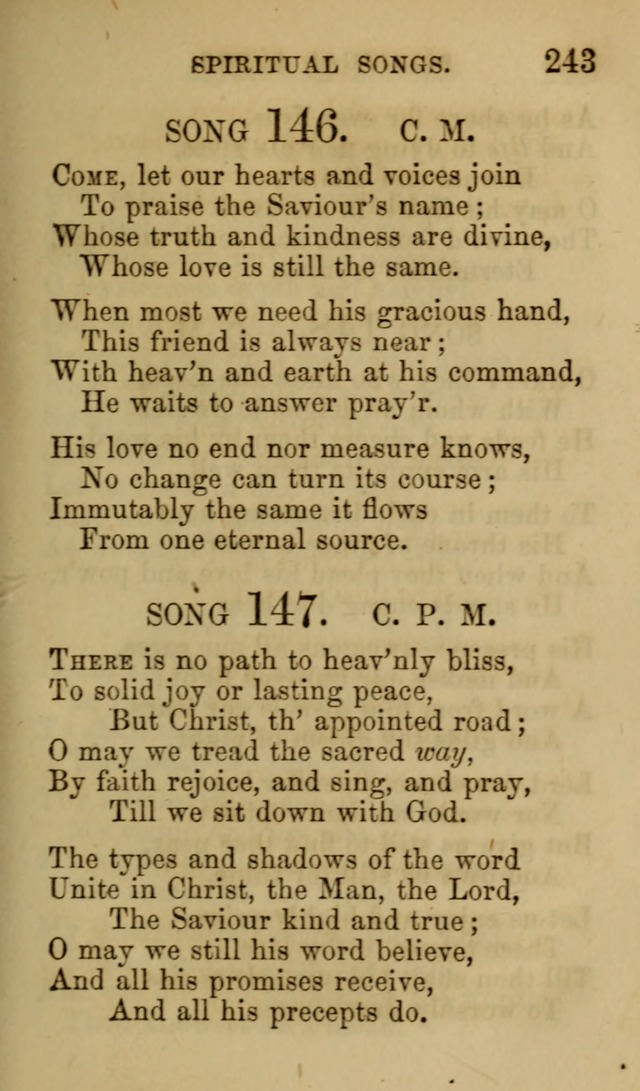 Psalms, Hymns and Spiritual Songs, Original and Selected. (7th ed.) page 243