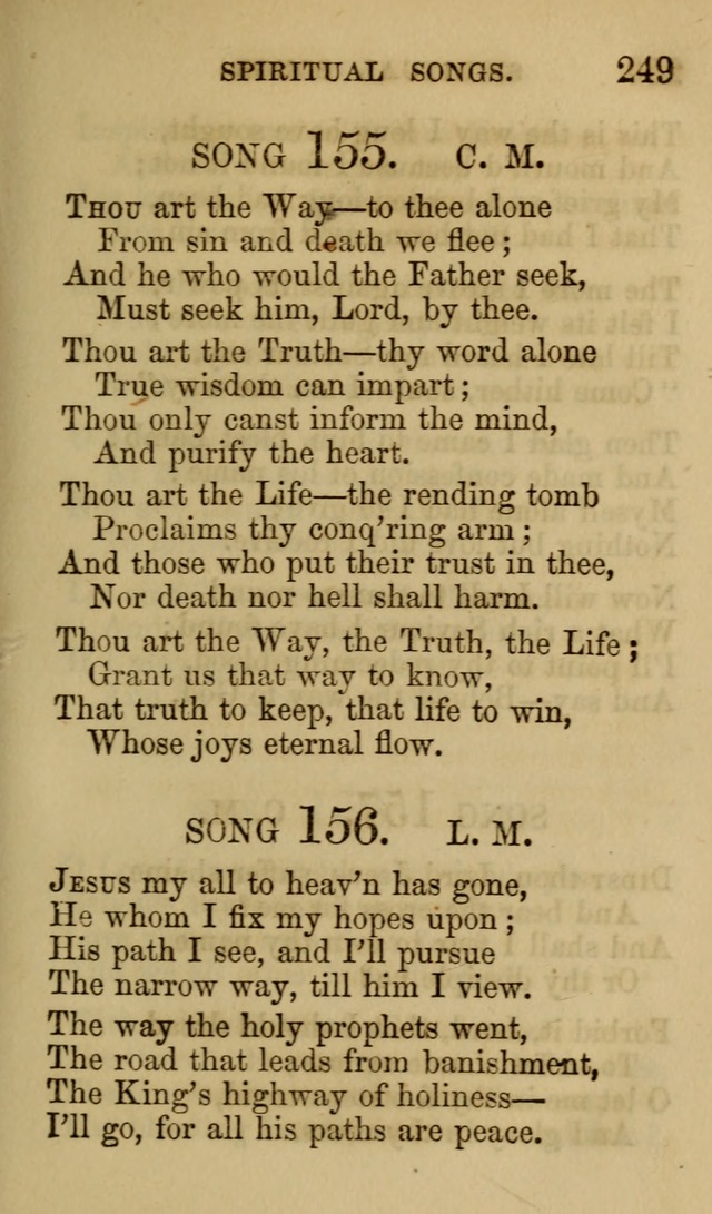 Psalms, Hymns and Spiritual Songs, Original and Selected. (7th ed.) page 249