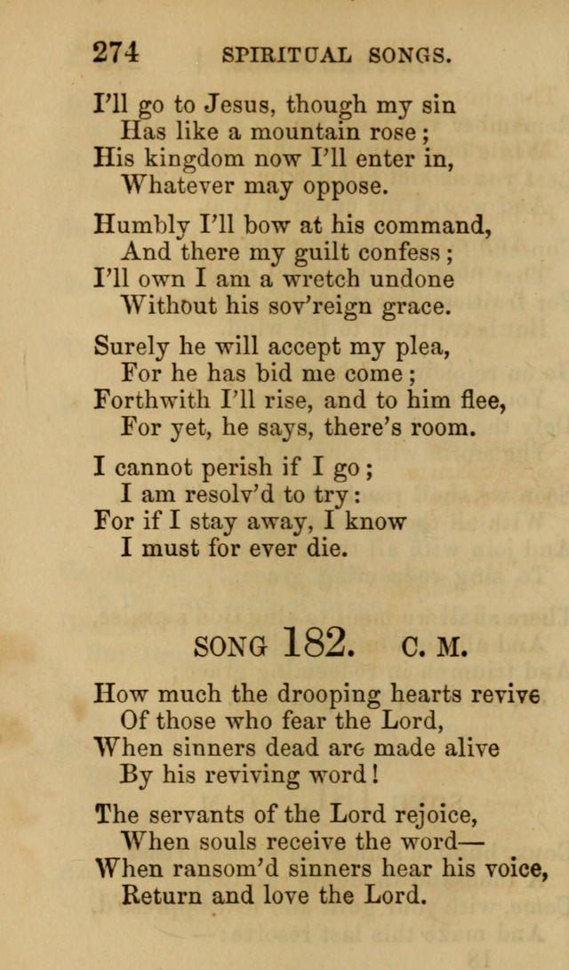 Psalms, Hymns and Spiritual Songs, Original and Selected. (7th ed.) page 274