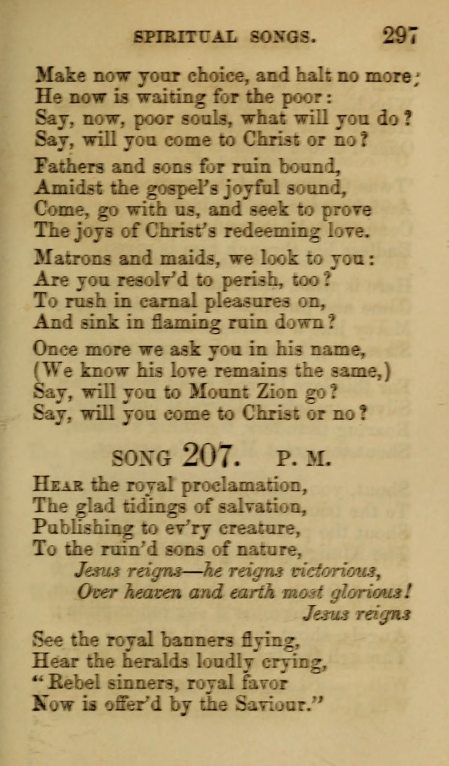 Psalms, Hymns and Spiritual Songs, Original and Selected. (7th ed.) page 297