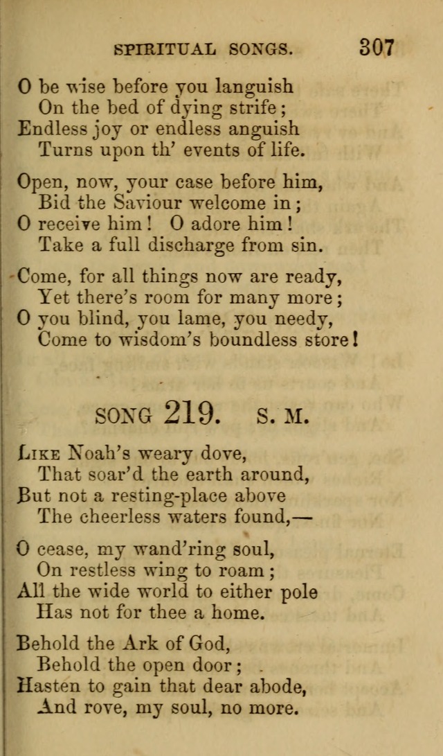 Psalms, Hymns and Spiritual Songs, Original and Selected. (7th ed.) page 307