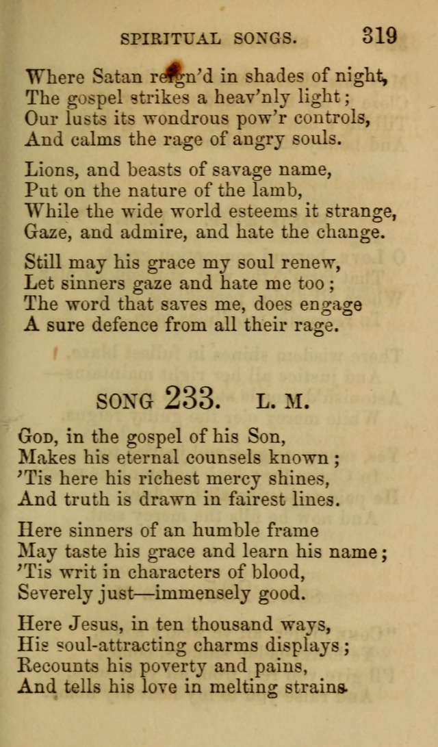Psalms, Hymns and Spiritual Songs, Original and Selected. (7th ed.) page 319