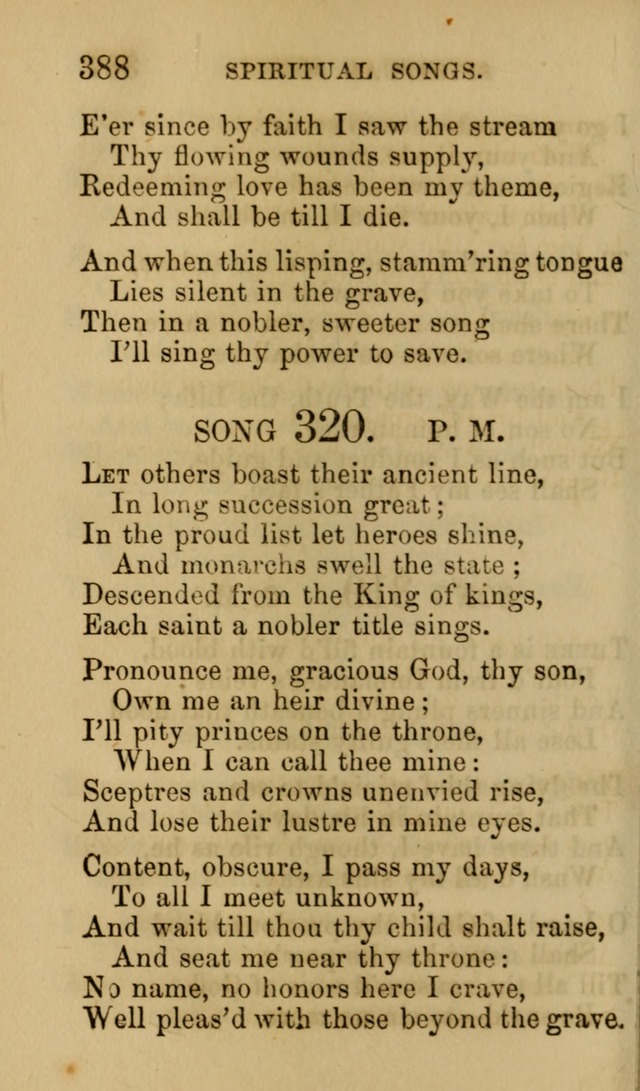 Psalms, Hymns and Spiritual Songs, Original and Selected. (7th ed.) page 388