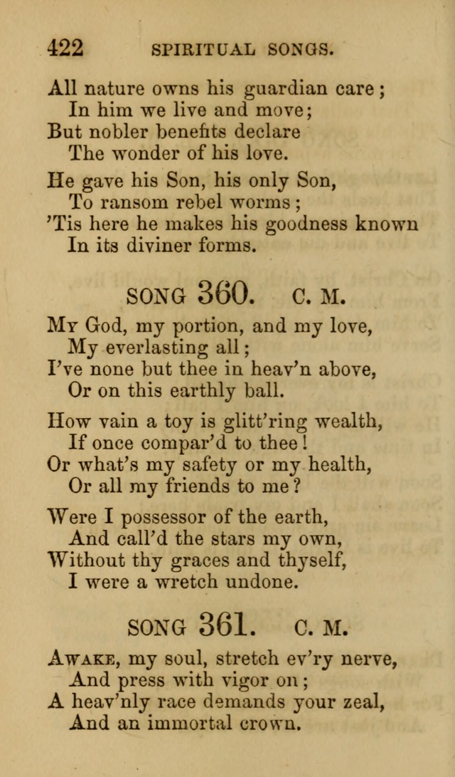 Psalms, Hymns and Spiritual Songs, Original and Selected. (7th ed.) page 422