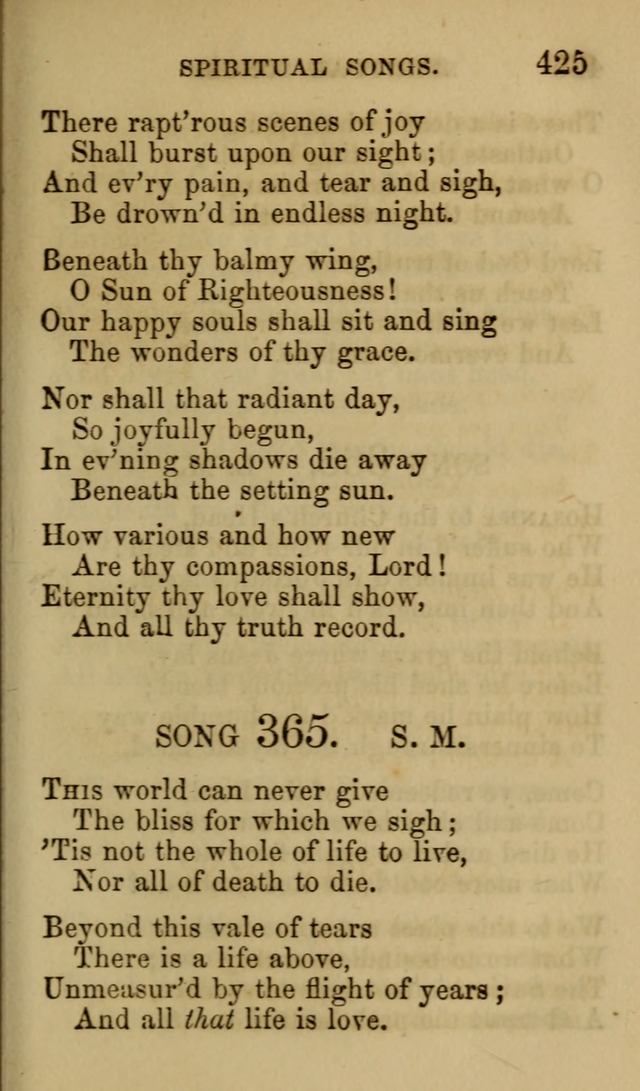 Psalms, Hymns and Spiritual Songs, Original and Selected. (7th ed.) page 425