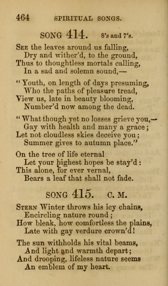 Psalms, Hymns and Spiritual Songs, Original and Selected. (7th ed.) page 464