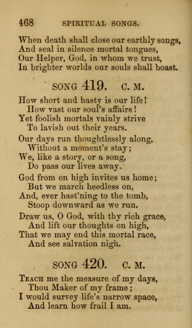 Psalms, Hymns and Spiritual Songs, Original and Selected. (7th ed.) page 468