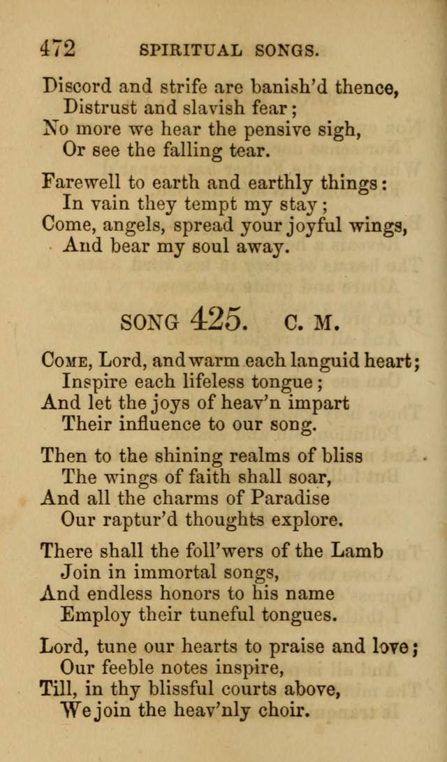 Psalms, Hymns and Spiritual Songs, Original and Selected. (7th ed.) page 472
