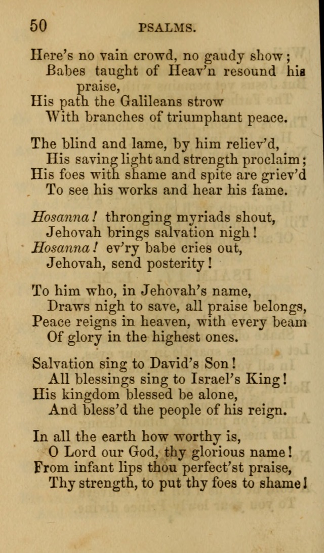 Psalms, Hymns and Spiritual Songs, Original and Selected. (7th ed.) page 50