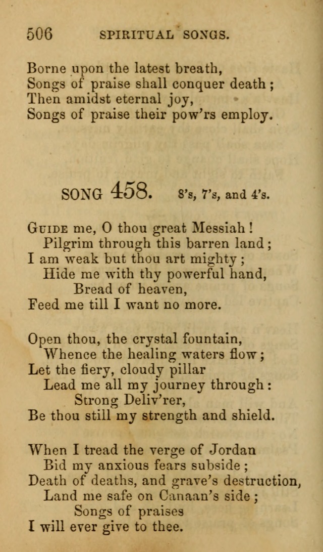 Psalms, Hymns and Spiritual Songs, Original and Selected. (7th ed.) page 506