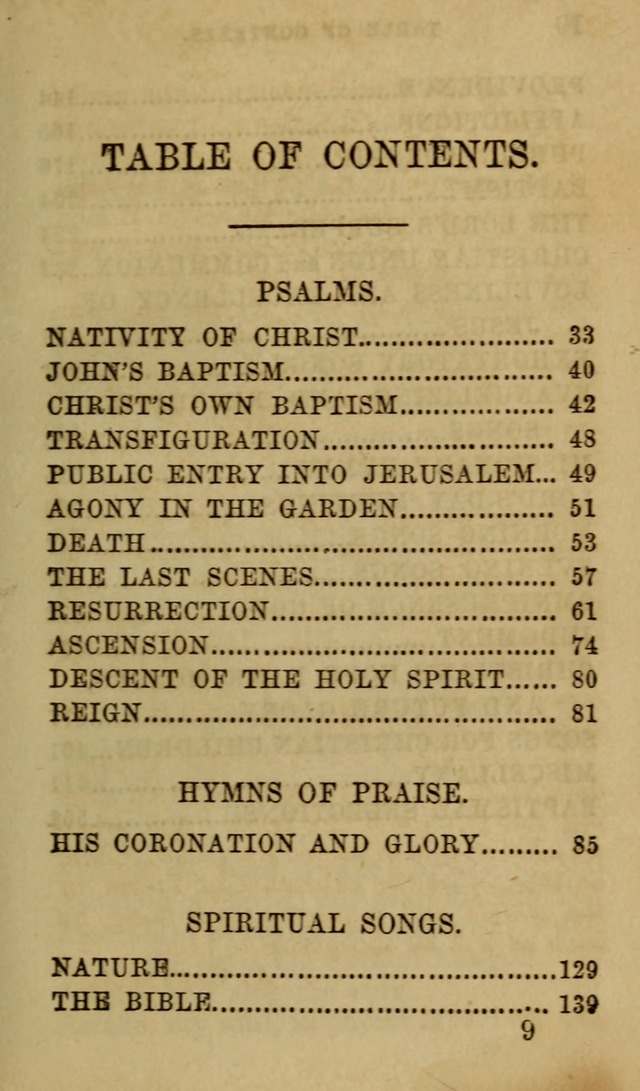 Psalms, Hymns and Spiritual Songs, Original and Selected. (7th ed.) page 9