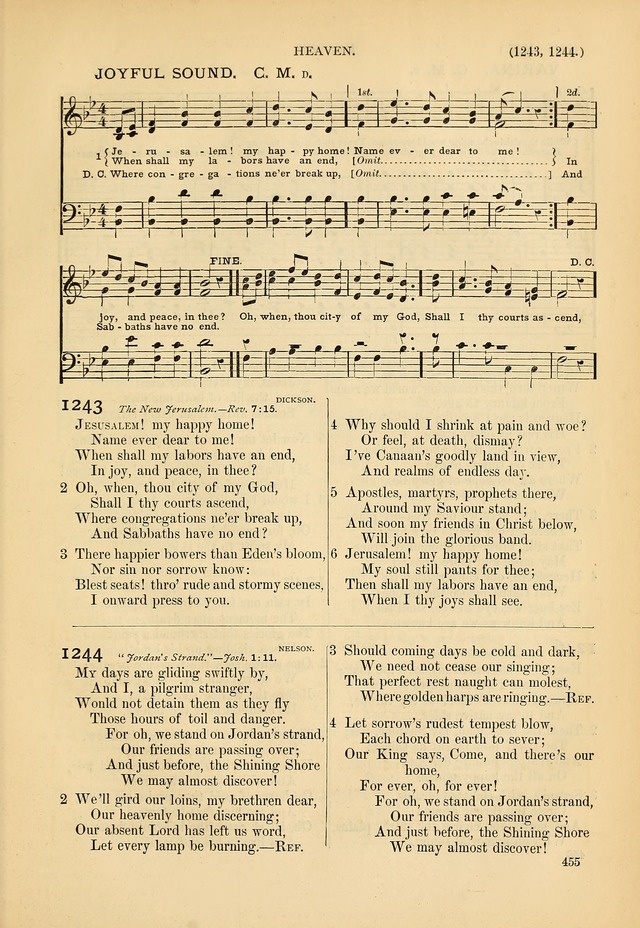 Psalms and Hymns and Spiritual Songs: a manual of worship for the church of Christ page 455