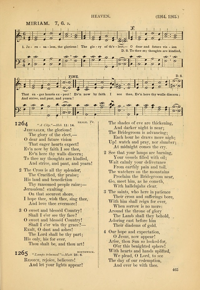 Psalms and Hymns and Spiritual Songs: a manual of worship for the church of Christ page 465