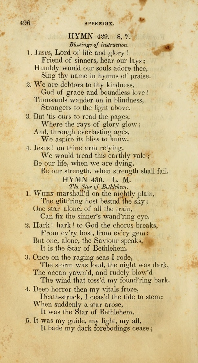 Psalms and Hymns, for the Use of the German Reformed Church, in the United States of America. (2nd ed.) page 499