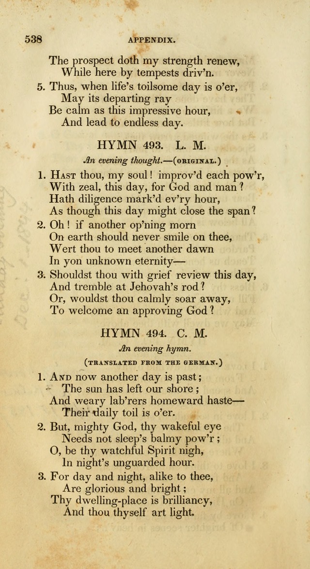 Psalms and Hymns, for the Use of the German Reformed Church, in the United States of America. (2nd ed.) page 541
