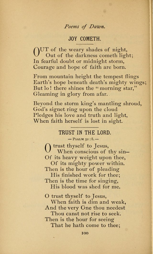 Poems and Hymns of Dawn page 103