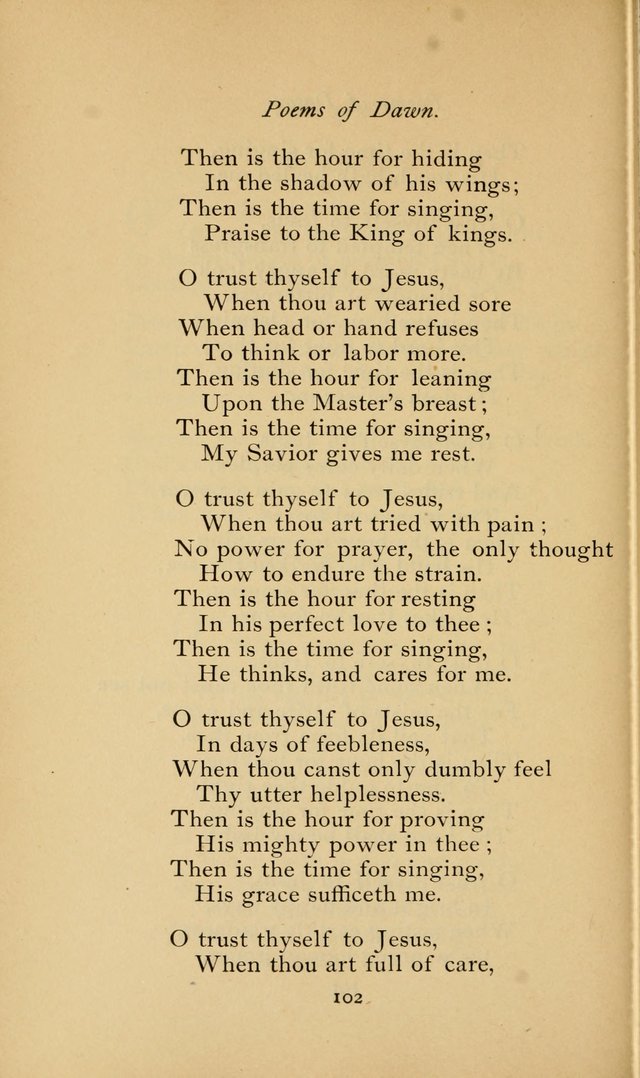 Poems and Hymns of Dawn page 105