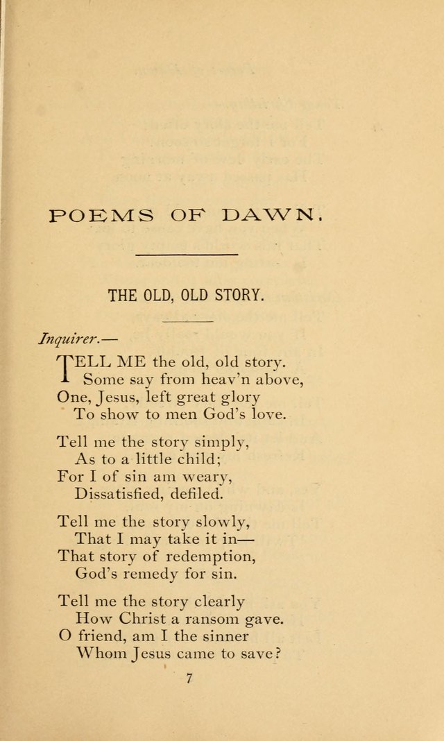 Poems and Hymns of Dawn page 8