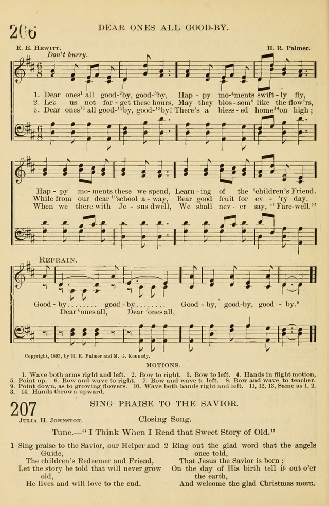 The Primary and Junior Hymnal page 168