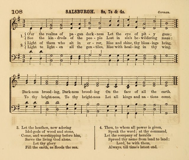 The Presbyterian Juvenile Psalmodist page 108