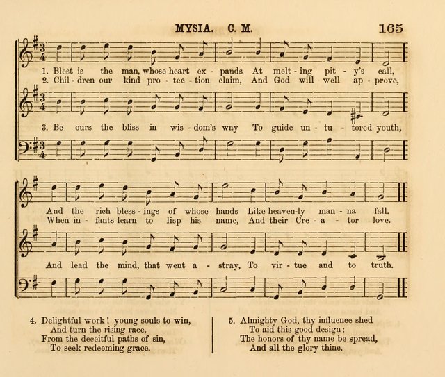 The Presbyterian Juvenile Psalmodist page 165