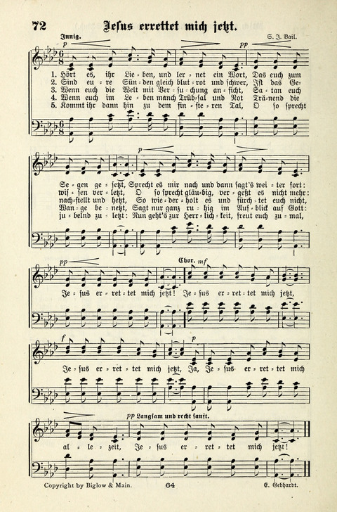 Pilgerklänge: eine Liedersammlung für Erbauungs- und Heilsversammlungen page 62