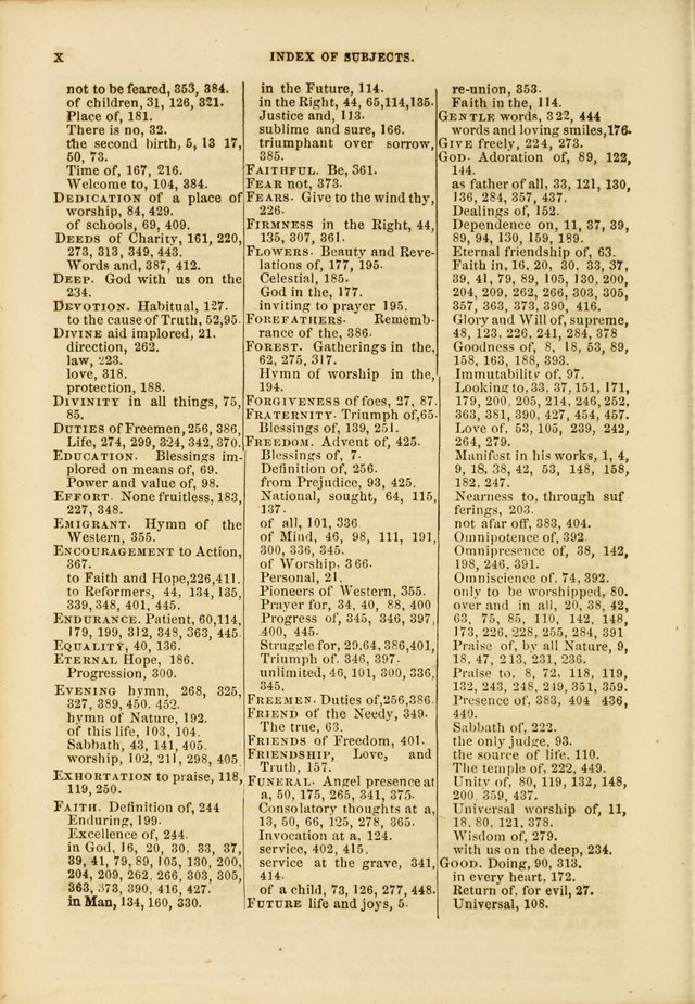 The Psalms of Life: A Compilation of Psalms, Hymns, Chants, Anthems, &c. Embodying the Spiritual, Progressive and Reformatory Sentiment of the Present Age page 10