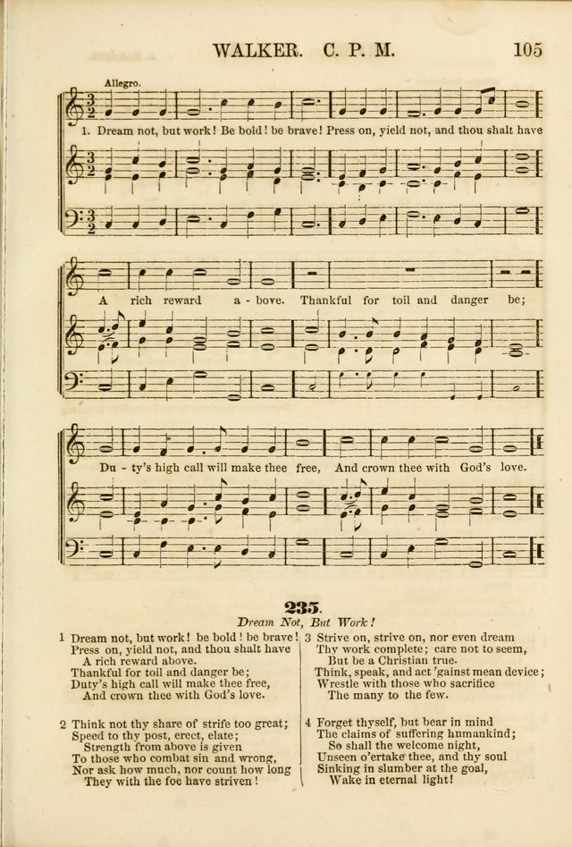 The Psalms of Life: A Compilation of Psalms, Hymns, Chants, Anthems, &c. Embodying the Spiritual, Progressive and Reformatory Sentiment of the Present Age page 105