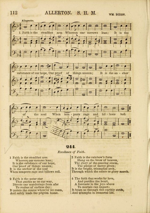 The Psalms of Life: A Compilation of Psalms, Hymns, Chants, Anthems, &c. Embodying the Spiritual, Progressive and Reformatory Sentiment of the Present Age page 112