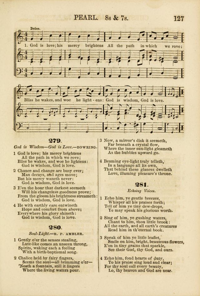 The Psalms of Life: A Compilation of Psalms, Hymns, Chants, Anthems, &c. Embodying the Spiritual, Progressive and Reformatory Sentiment of the Present Age page 127