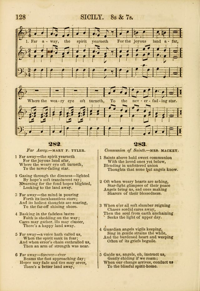 The Psalms of Life: A Compilation of Psalms, Hymns, Chants, Anthems, &c. Embodying the Spiritual, Progressive and Reformatory Sentiment of the Present Age page 128