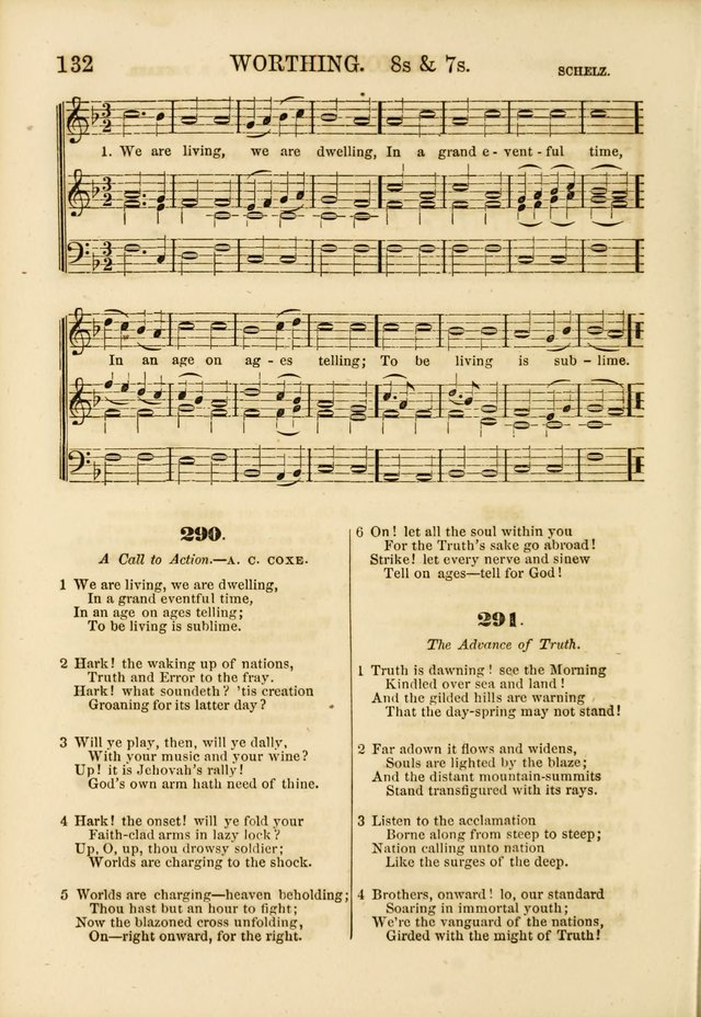 The Psalms of Life: A Compilation of Psalms, Hymns, Chants, Anthems, &c. Embodying the Spiritual, Progressive and Reformatory Sentiment of the Present Age page 132