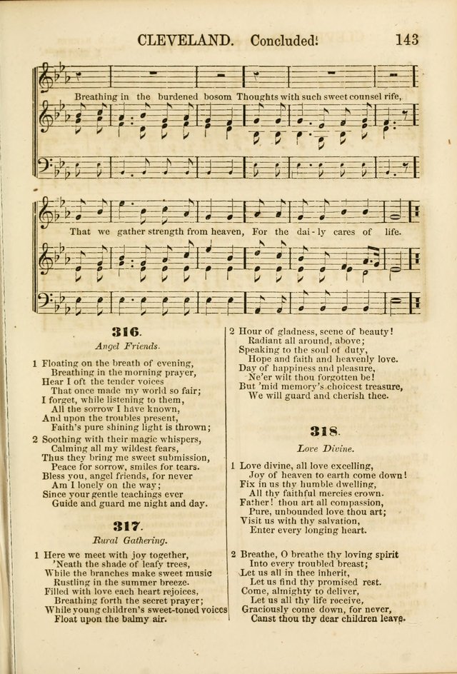 The Psalms of Life: A Compilation of Psalms, Hymns, Chants, Anthems, &c. Embodying the Spiritual, Progressive and Reformatory Sentiment of the Present Age page 143