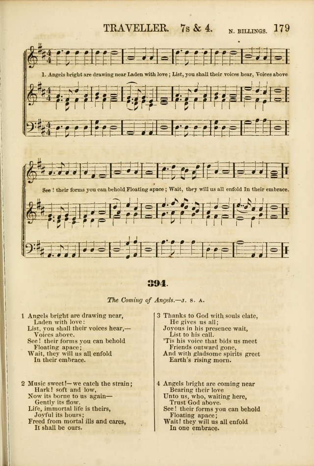 The Psalms of Life: A Compilation of Psalms, Hymns, Chants, Anthems, &c. Embodying the Spiritual, Progressive and Reformatory Sentiment of the Present Age page 179